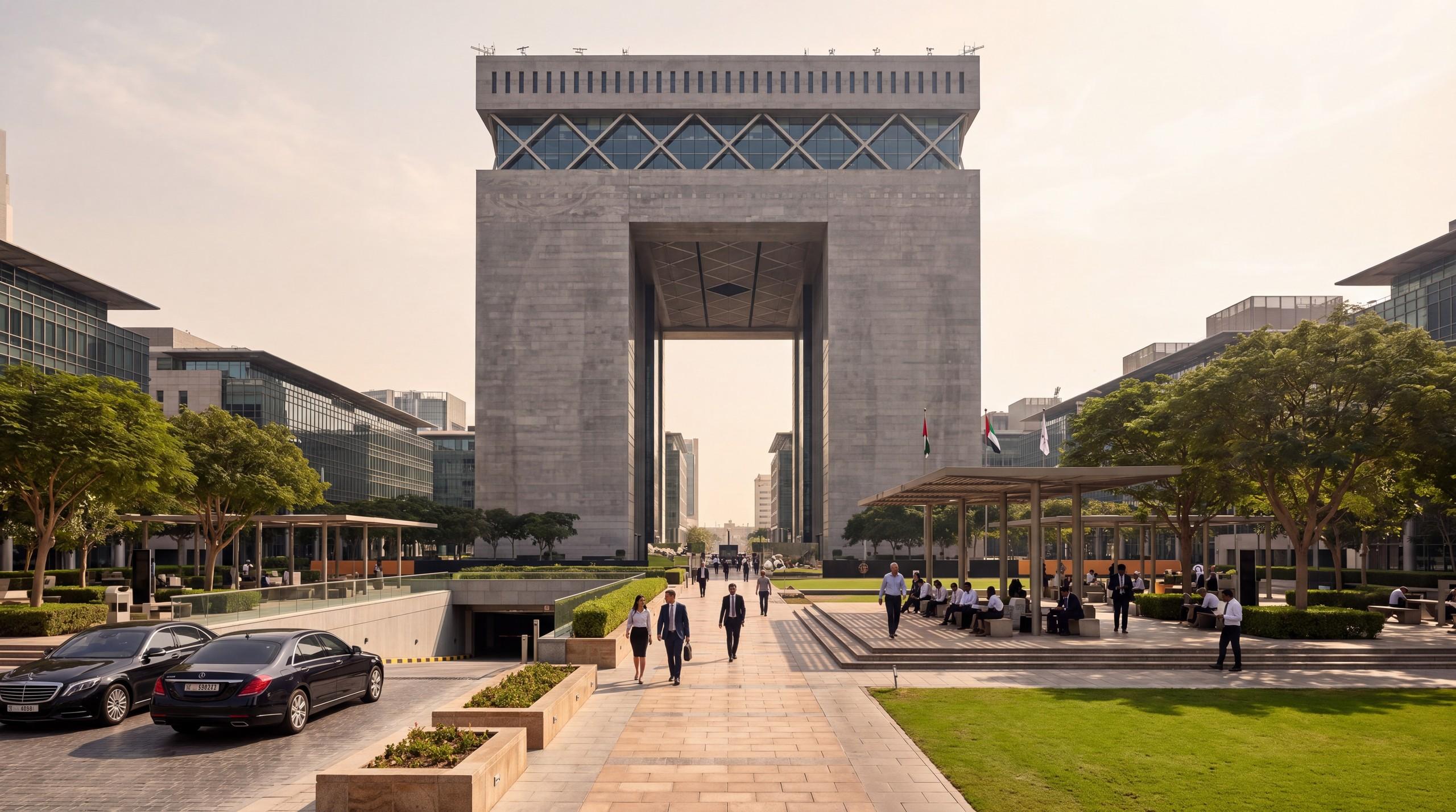 Everyday arrival/use at DIFC: Working the Precinct: entrance, pedestrian movement, transport/parking or building-to-building relationship